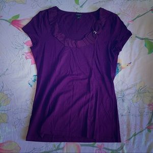 Cool and stylish purple short sleeve